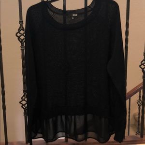 Sparkly long sleeve blouse